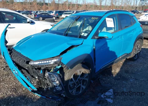 2023 Hyundai Kona Limited z USA, uszkodzony, nr VIN KM8K5CA3XPU993543